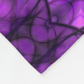 たそがれの開花 フリースブランケット (角)