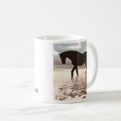 たそがれの馬のマグ コーヒーマグカップ (正面右)