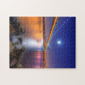 たそがれ、ジョージ・ワシントンBridgePalisades、NJ. ジグソーパズル (横)