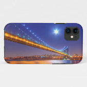 たそがれ、ジョージ・ワシントンBridgePalisades、NJ. Case-Mate iPhoneケース (裏面(横))