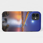 たそがれ、ジョージ・ワシントンBridgePalisades、NJ. Case-Mate iPhoneケース (裏面(横))