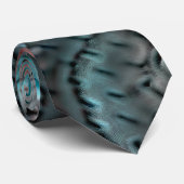たたいたガラスを通して爬虫類の皮膚のように見える ネクタイ (ロール)