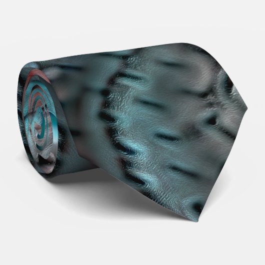 たたいたガラスを通して爬虫類の皮膚のように見える ネクタイ (ロール)
