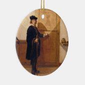 たたいているHarmensz van Rijnレンブラント(1606-69年) セラミックオーナメント (右)