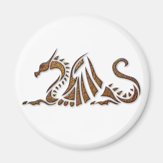 たたきラスト・ドラゴン マグネット (正面)