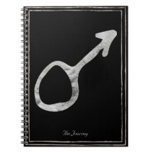 たたき銀の様式化された惑星火星のシンボル