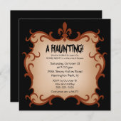 たたりのハローウィンパーティの招待状 招待状 (正面/裏面)