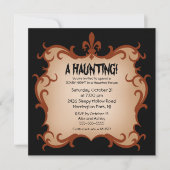 たたりのハローウィンパーティの招待状 招待状 (正面)