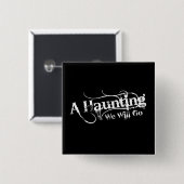 たたり私達はボタンLLCのロゴ行きます 缶バッジ (正面&裏面)