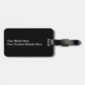 たたり私達はロゴLLCの幽霊の行きます ラゲッジタグ (裏面横)