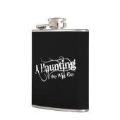 たたり私達はロゴLLCの白の行きます フラスク (左)