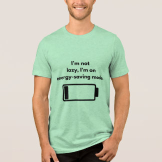 「ただいま省エネモード中」Tシャツ トライブレンドTシャツ