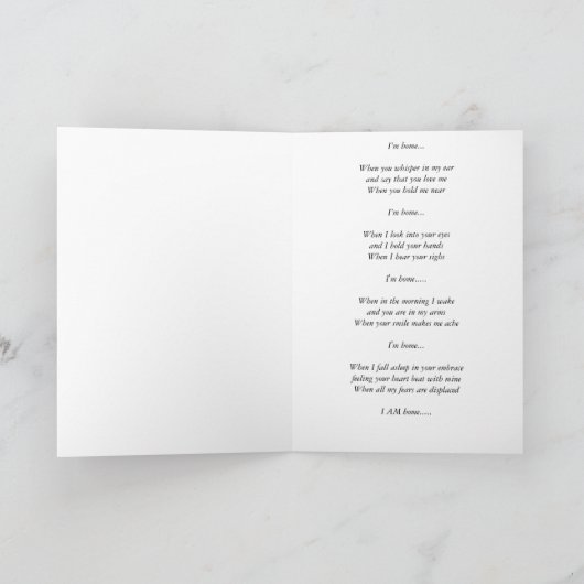 ただいま….. カード (内部)