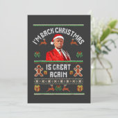 ただいま!クリスマスはまた最高です トランプ大統領選挙 招待状 (スタンド正面)