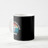 ただおもしろい一つシャーク歯I約束レトロVi コーヒーマグカップ (正面左)