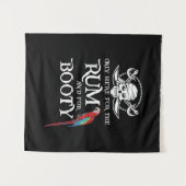 『ただここ   ラムとブティ海賊とパロット海賊』 タペストリー (正面(横))