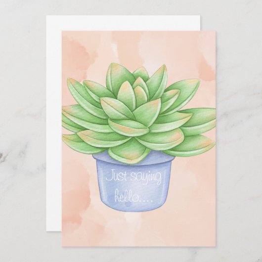 ただことわざ...ノートカード 招待状 (正面/裏面)