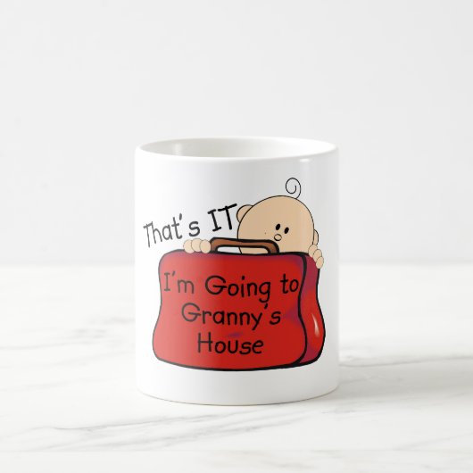 ただそれだけおばあさん コーヒーマグカップ (中央)