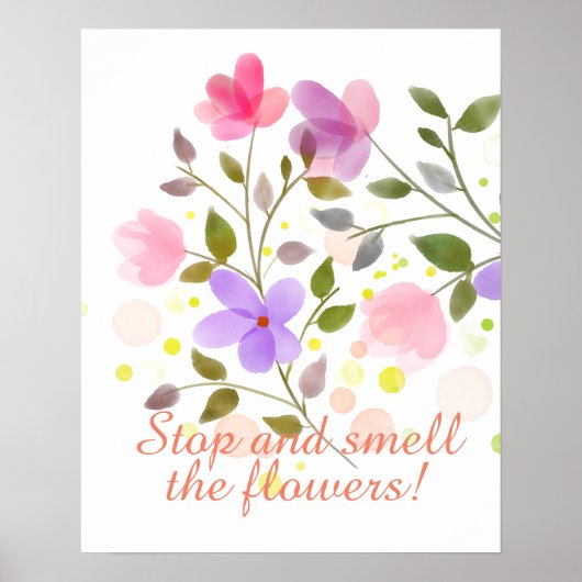 ただただ美しい花 ポスター (正面)