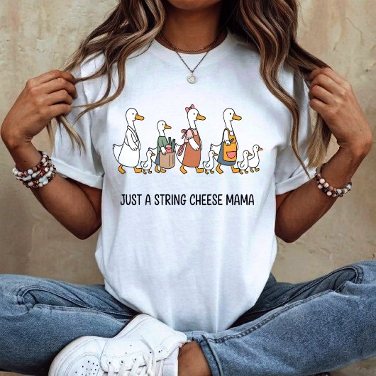 ただのひもチーズママグース Tシャツ
