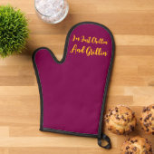 ただのんびりしてプラムを焼いてるだけだよ 鍋つかみ (トップダウン)