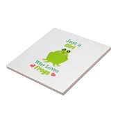 ただのカエル好きの女の子 タイル (側面)