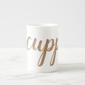 ただのカップパ ボーンチャイナマグカップ (正面)