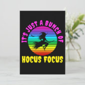 ただのカラフルな魔女のホocus Pocus 招待状 (スタンド正面)