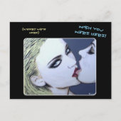 「ただのキス絵を描の船だ ポストカード (正面)