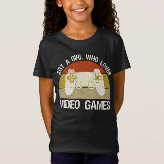 ただのゲーマーガール Tシャツ (正面)