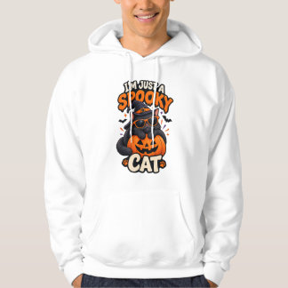 ただのスプーキーなネコです ハロウィン ブラックキャット Tシャツ