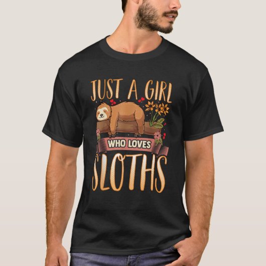 ただのスロー好きな女の子のスローTシャツ Tシャツ (正面)