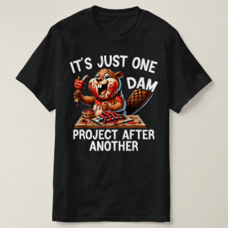 ただのダムプロジェクトがまたひとつ 面白いビーバー Tシャツ