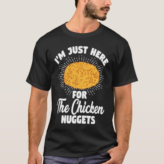 ただのチキンナゲット好き Tシャツ (正面)