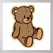 ただのテディベア ポスター (正面)