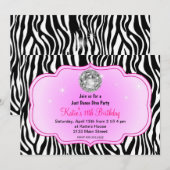 ただのディスコ・ディーバ・パーティ 招待状 (正面/裏面)