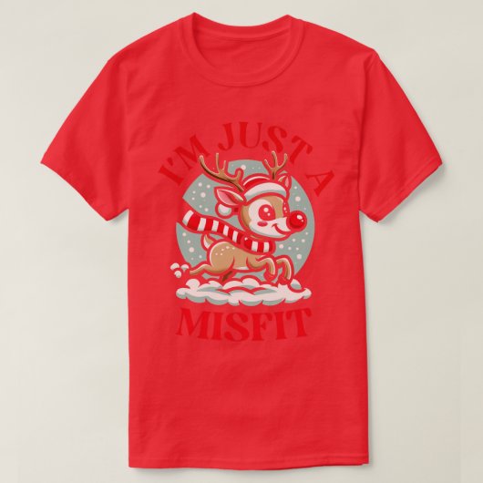 ただのトナカイ Tシャツ (デザイン正面)