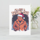 ただのトランプ支持者 Tシャツ ゆったり系 トランプ ミーム 招待状 (スタンド正面)