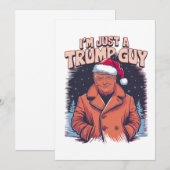 ただのトランプ支持者 Tシャツ ゆったり系 トランプ ミーム 招待状 (正面/裏面)