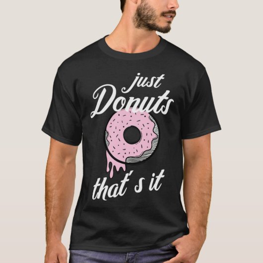 ただのドーナツ、それだけ特別な誕生日海賊 Tシャツ (正面)