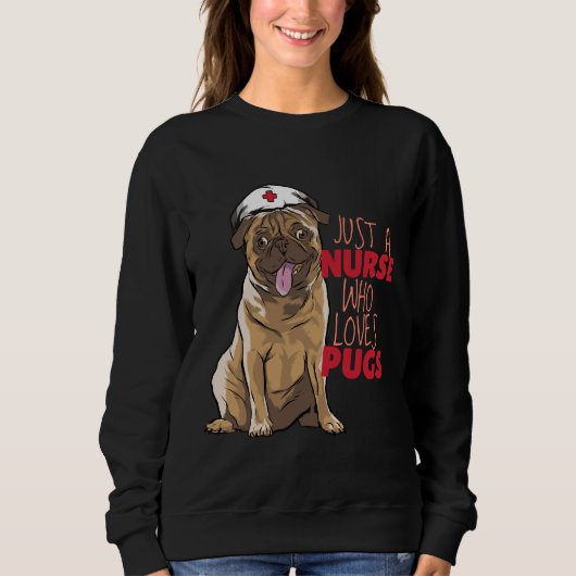 ただのナースでPugsエッセンシャルTシャツ720 スウェットシャツ (正面)