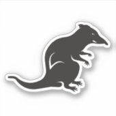 ただのネズミ シール (正面)