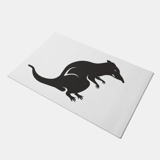 ただのネズミ ドアマット (アングル)