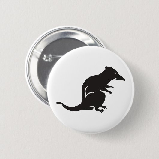 ただのネズミ 缶バッジ (正面&裏面)