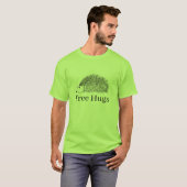 ただのハグを無料で(現金、クレジットカード不要) Tシャツ (正面フル)