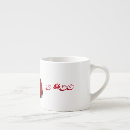 ただのバグ専門おもしろいのマグカップ エスプレッソカップ (右)