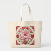 ただのバッグ以上のもの：意図の器 ラージトートバッグ (正面)