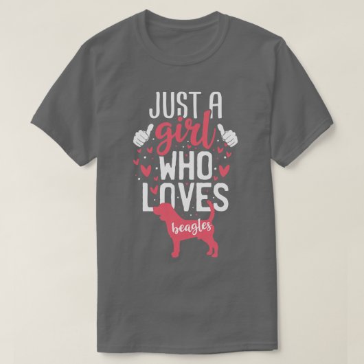 ただのバーニーズビーグルが好きな女の子 Tシャツ (デザイン正面)