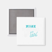 ただのビスケットビールガールBysketbyllプレーヤー女性Bys マグネット (正面/裏面)