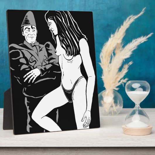 ただのピエロ フォトプラーク (側面)